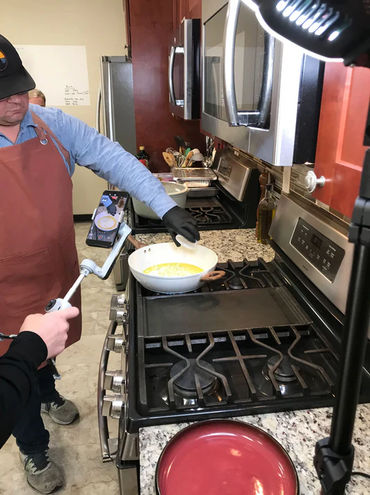 Behind the scenes at DiLuigi Foods in house test kitchen