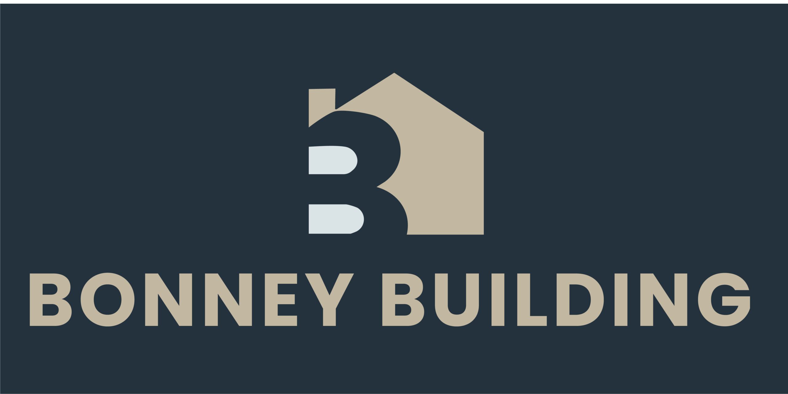 Brand identity design for Bonney Building Dark Navy logo