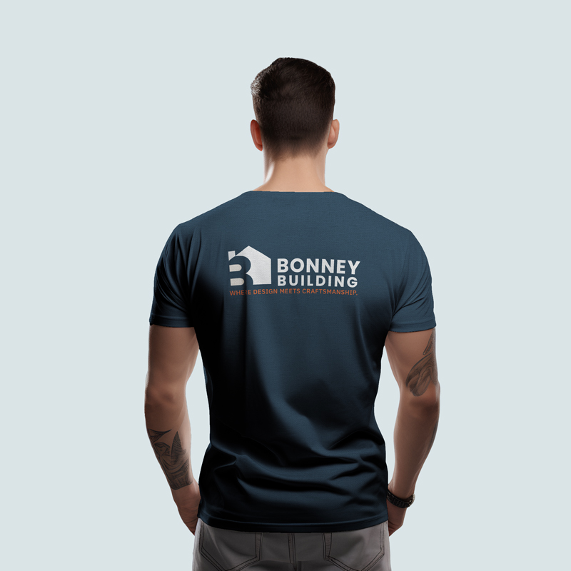 Brand identity design for Bonney Building T-Shirt Design